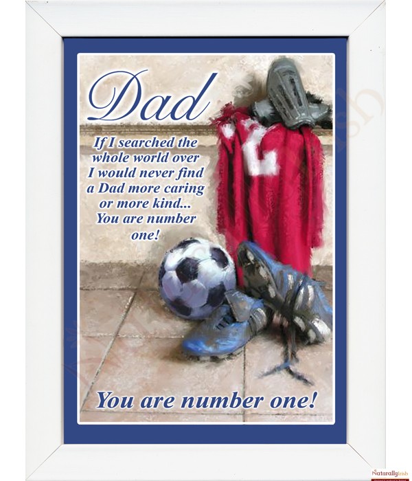 Dad - Football You Are Number One RM Frame