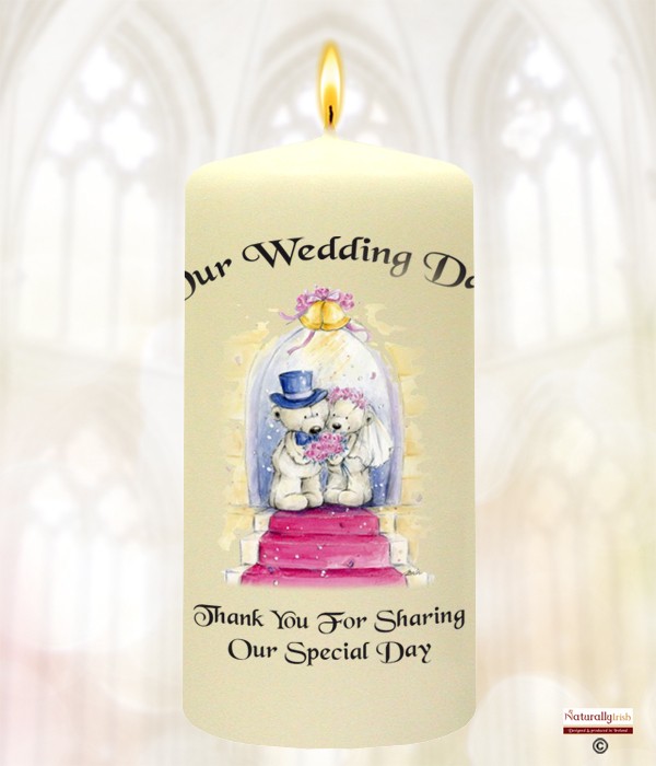 Teddy Bride & Groom Favour (Ivory)