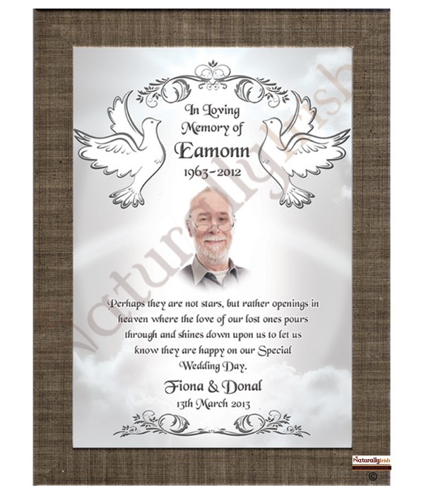 Wedding Wish Photo Remembrance Frame