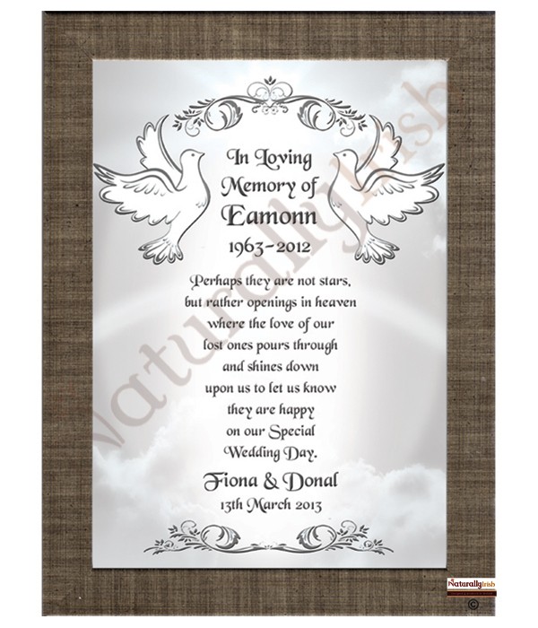 Wedding Wish Remembrance Frame